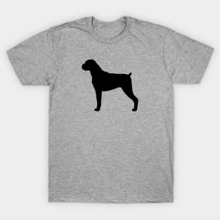 Boxer Dog Silhouette T-Shirt